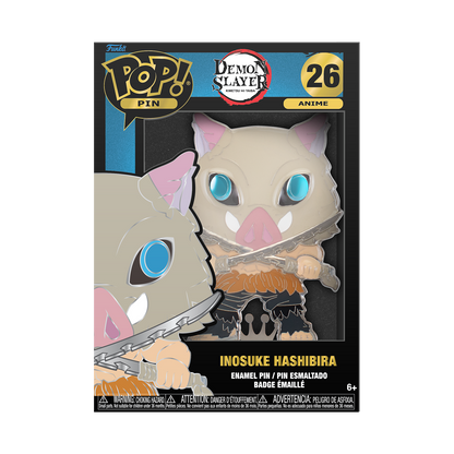 Demon Slayer Inosuke Hashibira Enamel Pin - Official Funko Pop! Collectible