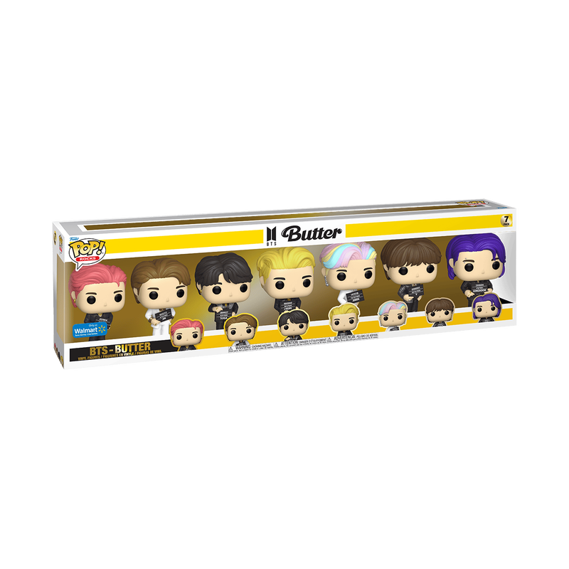 Funko Pop! Rocks BTS Special Edition Butter 7-Pack K-Pop Collectible Figures