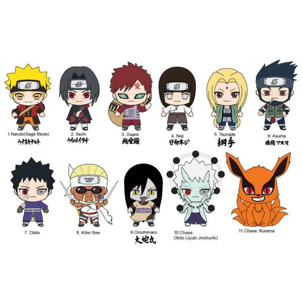 Naruto Shippuden (Series 6) 3D Sculpted Surprise Character Keychain Cl –  Collector's Outpost